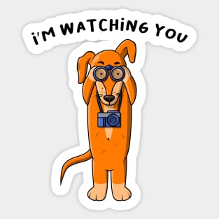 I'm watching you Sticker